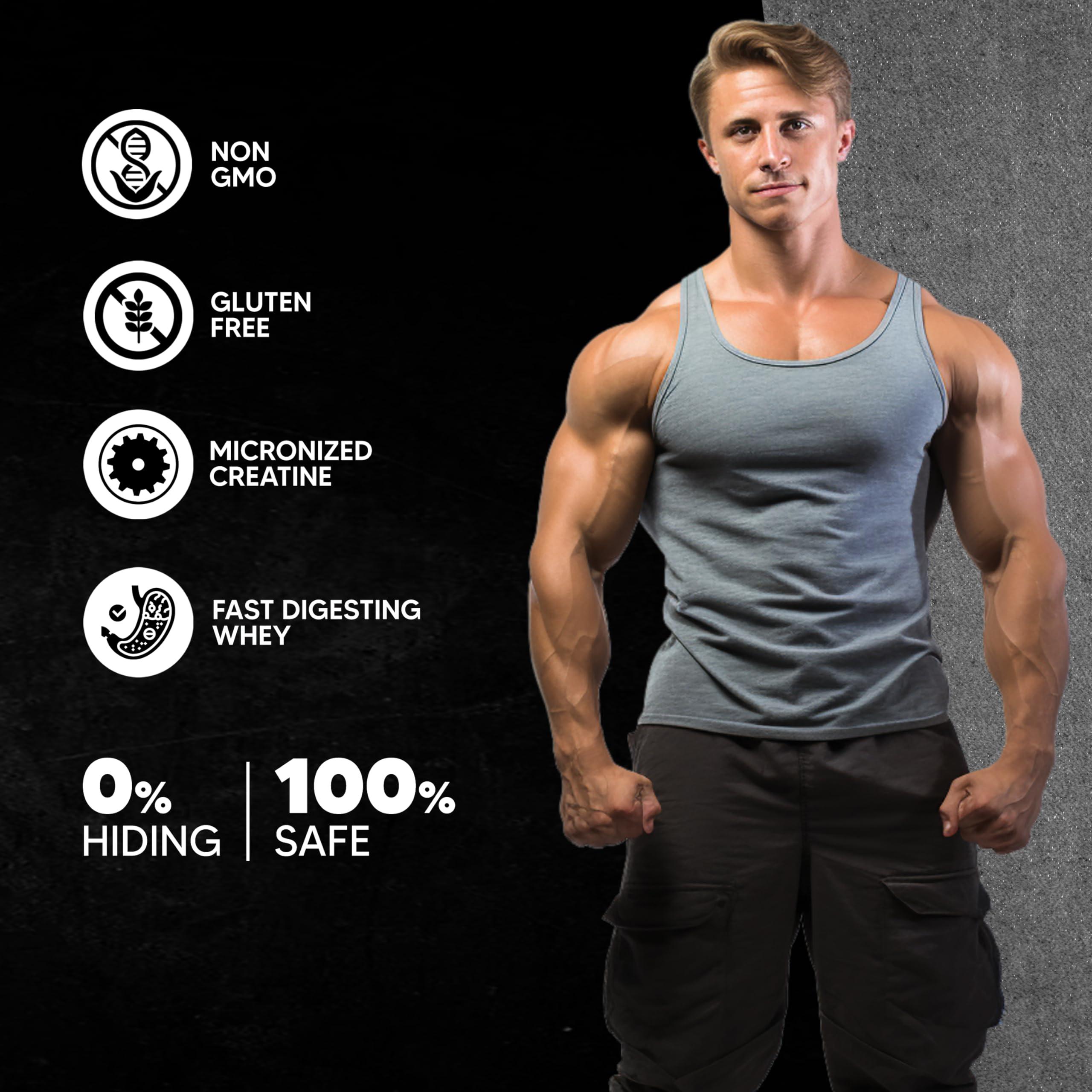 Asitis Nutrition AS-IT-IS Nutrition Whey Protein Isolate | Unflavoured (Whey protein Isolate 1kg + Creatine 100gms) | Combo pack