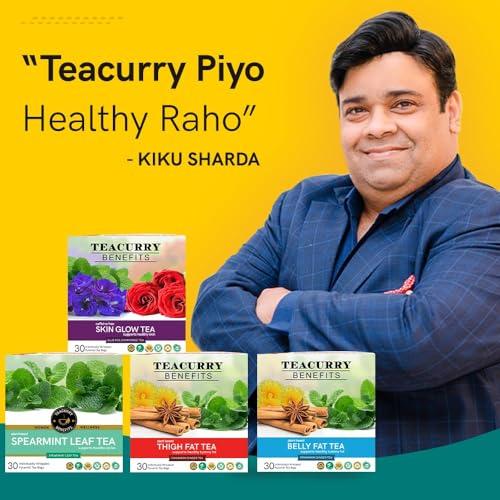 TEACURRY TEACURRY Bombay Masala Chai (200 Grams, 100 Cups) - Mumbai Spiced Tea for Digestion and Immunity - 100% Natural Flavoured Tea with Real Spices | Refreshing & Tasteful Bombay Masala Flavor Chai Tea