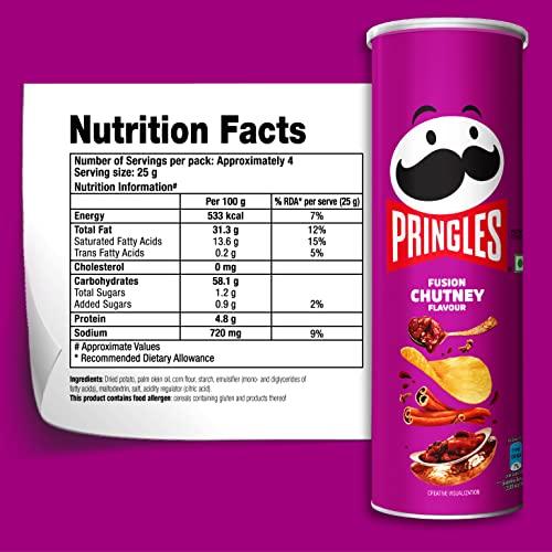 Kellogg's Kellogg's Pringles Fusion Chutney 107 g (Pack of 2)