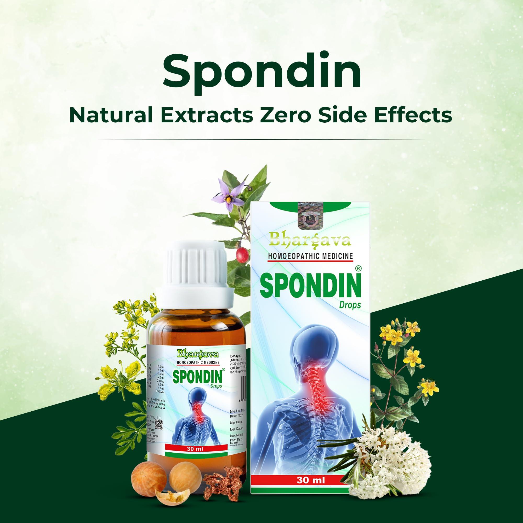 Way2ship Bhargava Spondin Drop Homeopathic Medicine - 30ml (Pack of 1)