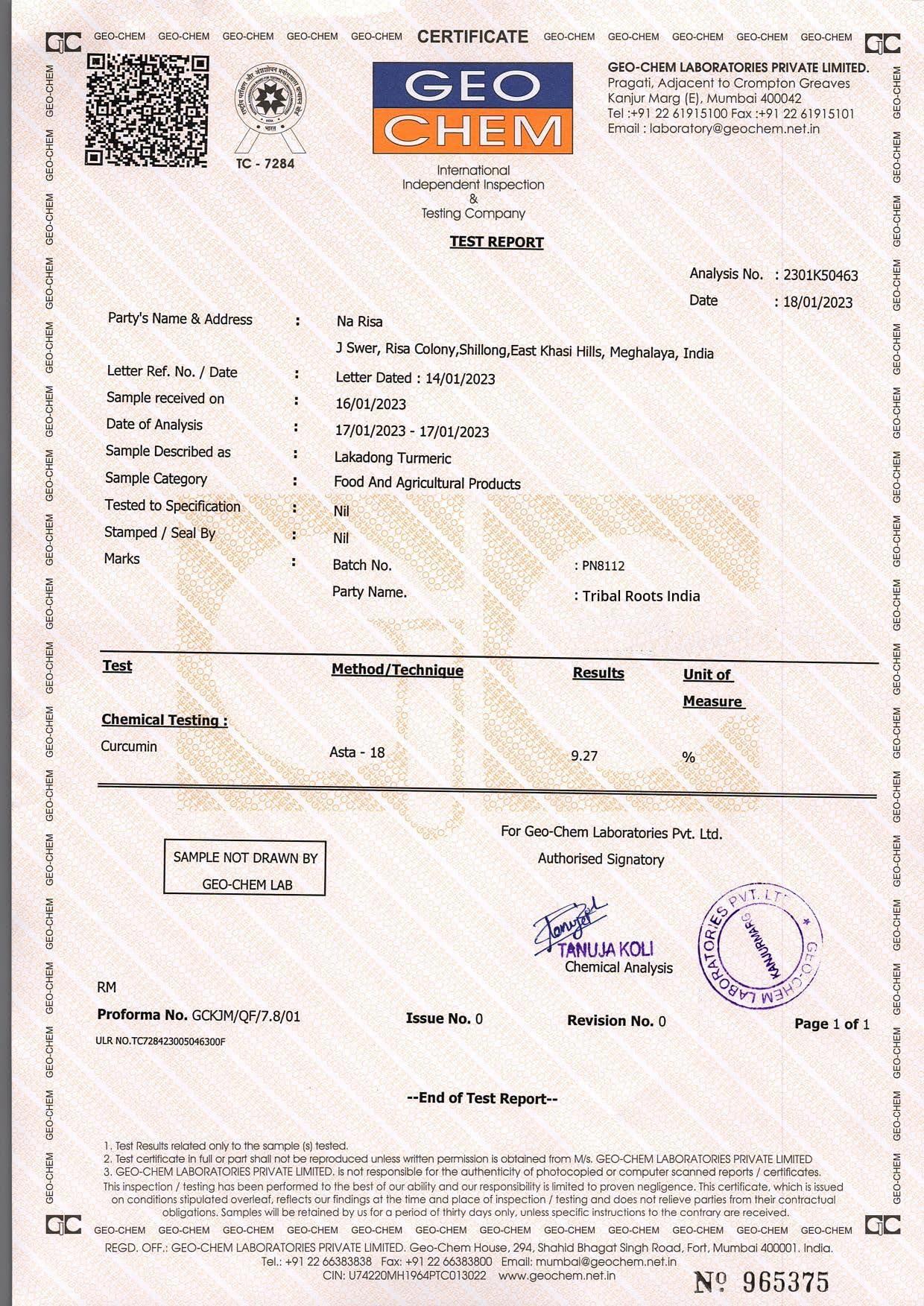 Pahari Roots Authentic Lakadong Turmeric from the Hills of Meghalaya | 8-12% curcumin content | 400g (200g + 200g)