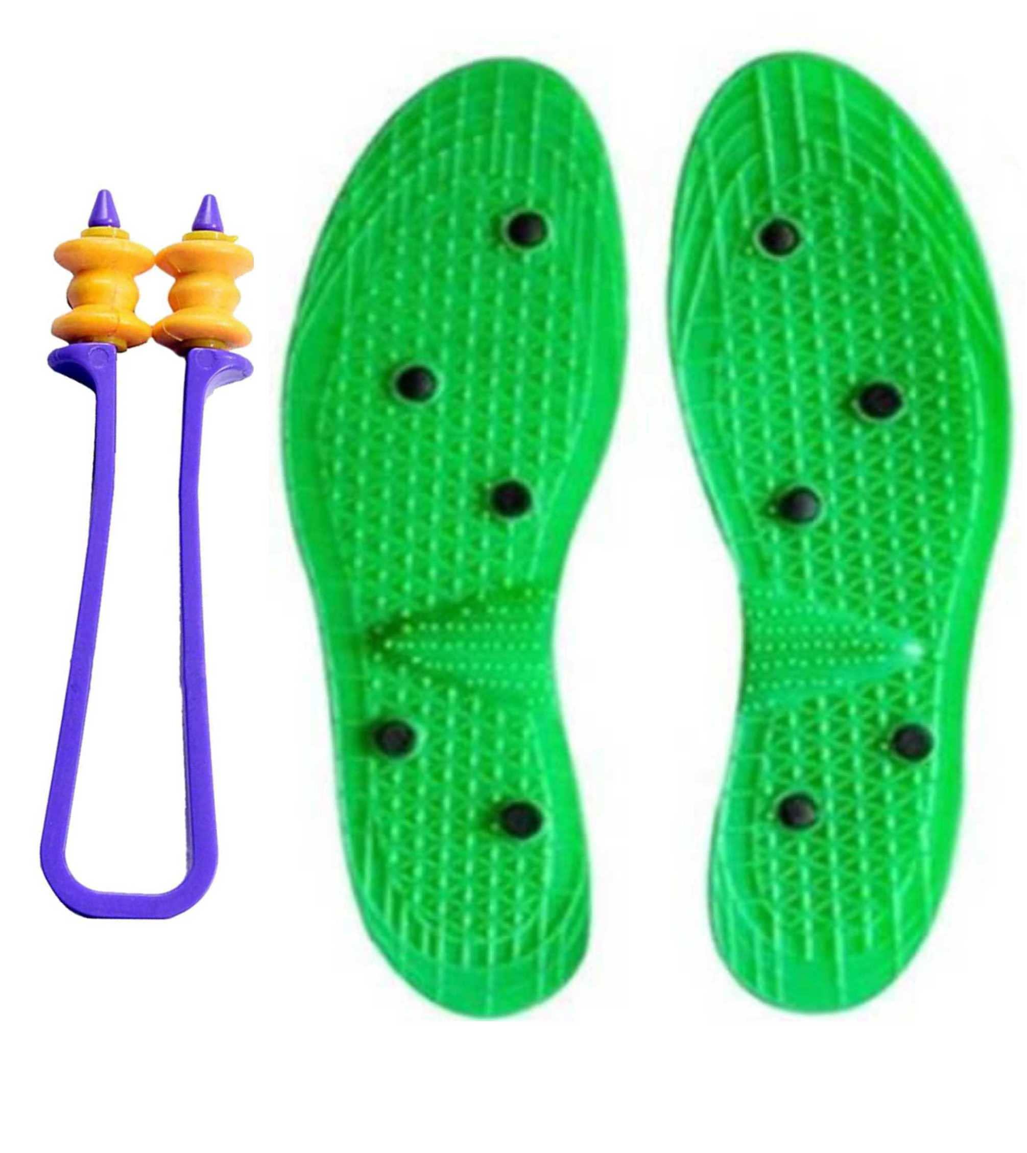 NETCLUB NETCLUB Acupressure Original Yoko Japanese Height Increase Device Acupressure Magnetic Foot pad Therapy Orthotic Shoe sole height growth with finger body massager