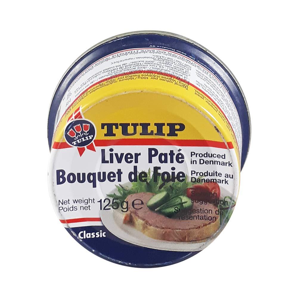 Tulip Tulip Liver Pate, 125g,Pack of 6 Product of Denmark