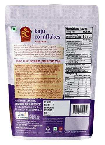 Bhikharam Chandmal Bhikharam Chandmal - Kaju Cornflakes Mixture - Kaju Mixture - Mix Namkeen - Indian Snacks - 375Gm Pack of 1