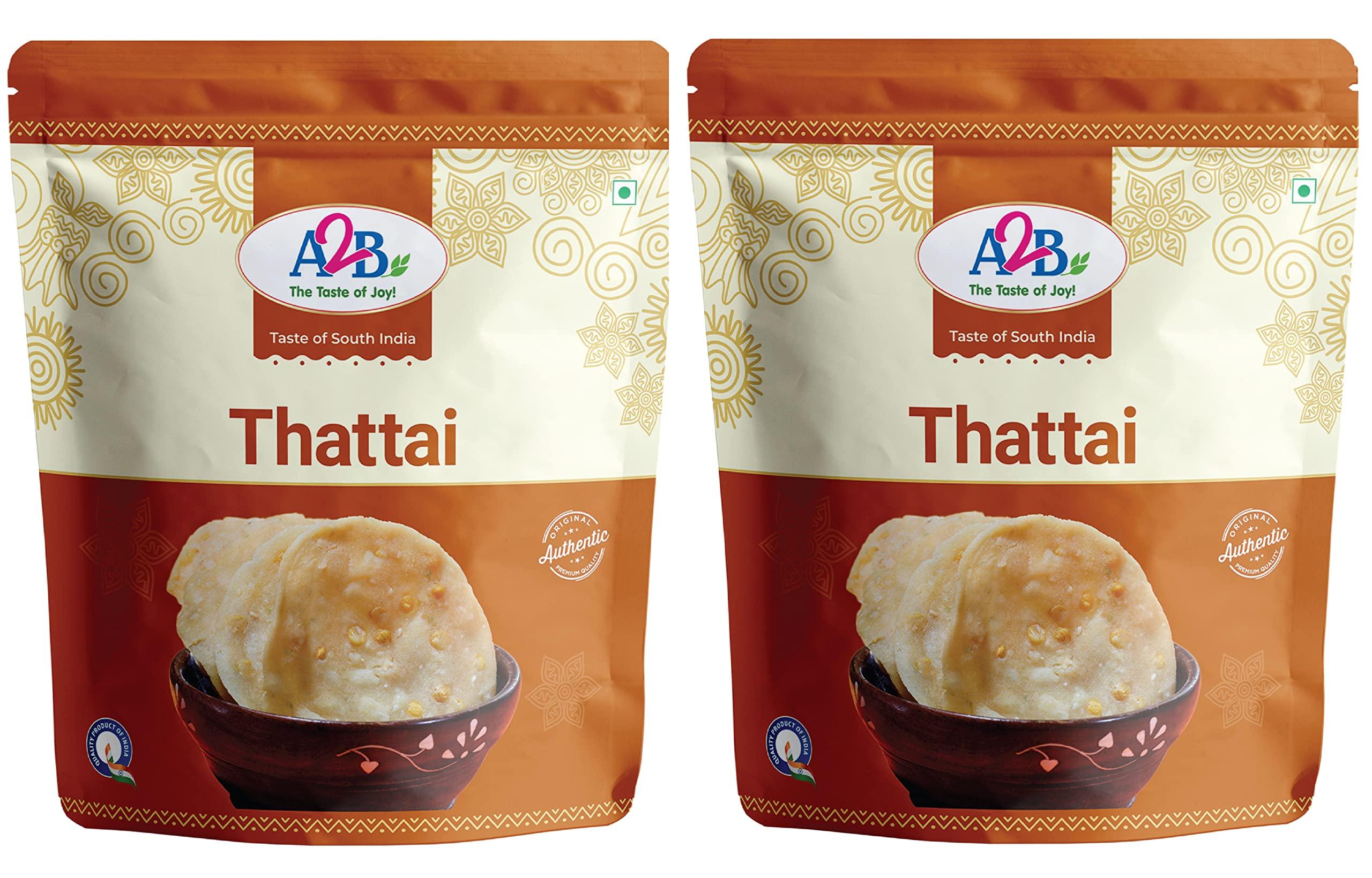 Adyar Anand Bhavan Sweets and Snacks Adyar Anand Bhavan Sweets and Snacks A2B South Indian Crispy Thattai (200 g)