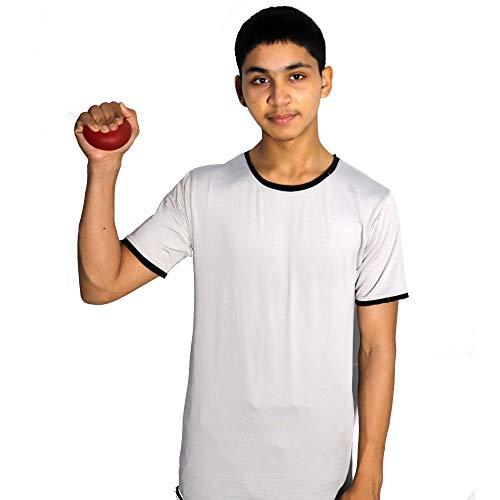 Sheetal Traders Sheetal Traders Gel Ball Universal For Hand Excersize Wrist Muscles Strengthening & Stress Relief (Colour-Red) (Medium)