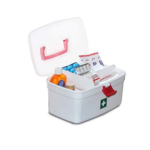 HARIVAR MART Harivar Mart Medicine Box 2 Layer Portable First Aid Family First Aid Kit Medicine Box Multipurpose Storage Repair, Tool, Medicine Organizer Kit