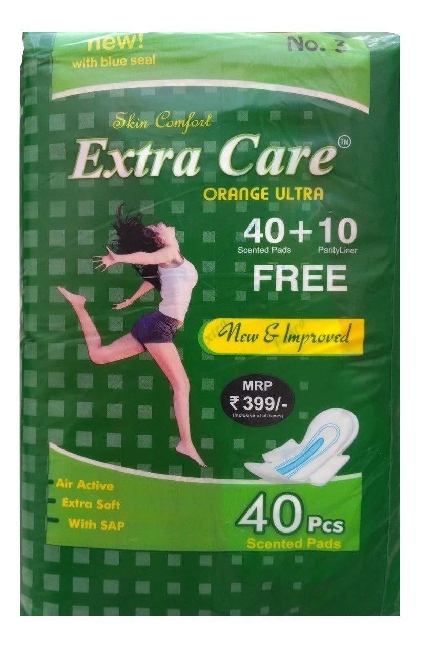SANJAY FASHION SANJAY FASHION Extra Care 40 Scented Sanitary Pads and 10 Panty Liner