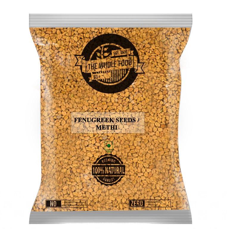 The Whole Food Co. The Whole Food Co. Deluxe Fenugreek Seeds | Whole Methi Dana Seeds, 1 Kg
