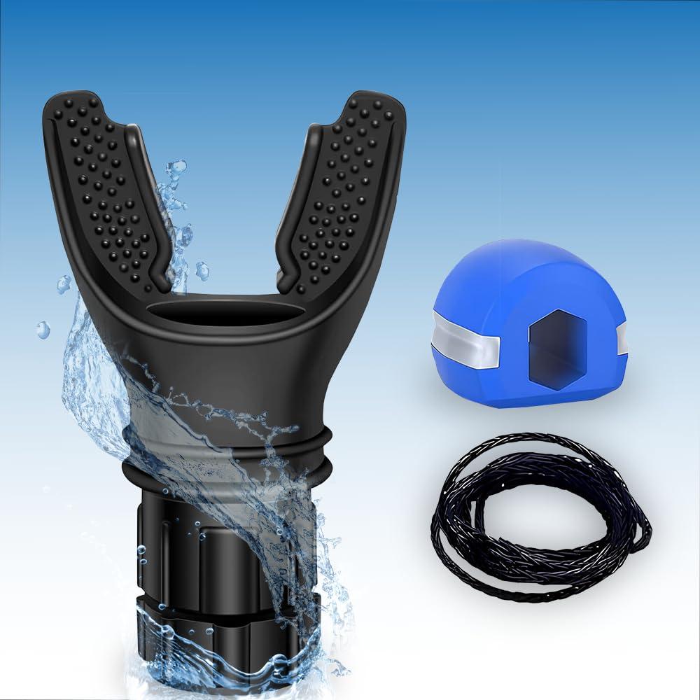 OXYBOOST Oxyboost Breathing Trainer with jaw trainer, Lung Capacity Exercise Device and Lung Exerciser for Respiratory Muscle Exercise and Increased Sports Breathing Fitness| Lungs Exercise Equipment