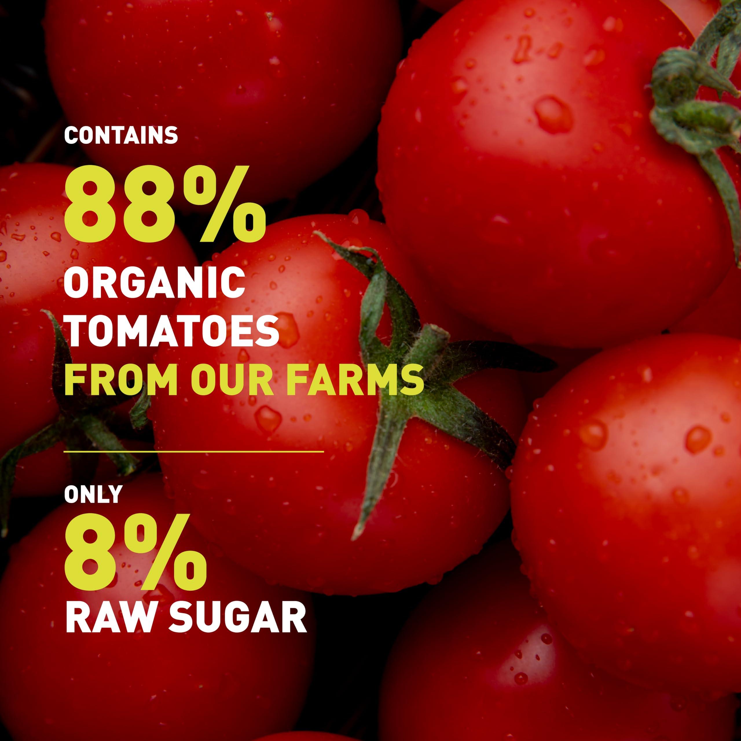 Zama Zama Organics Tomato Ketchup 300g Glass Bottle | Tomato Sauce | Organic ingredients | Organic Tomatoes | Tangy And Raw Flavour | Traditionally produced | No artificial Dyes and flavours