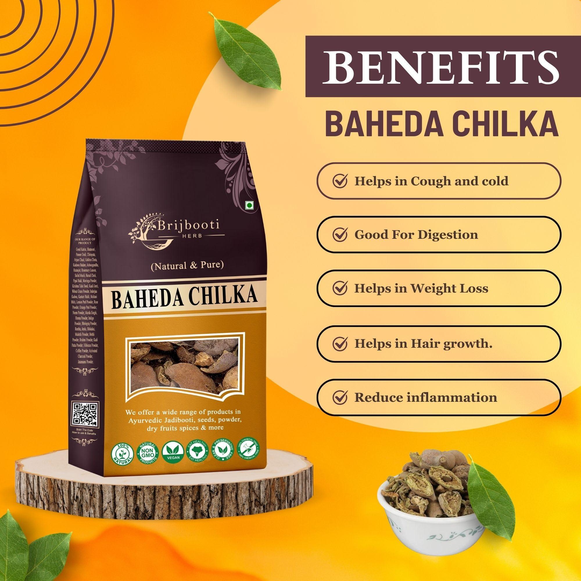 Birju Mahavir Birju Mahavir Baheda Chilka Terminalia Belerica Without Seed, Natural, 400 g
