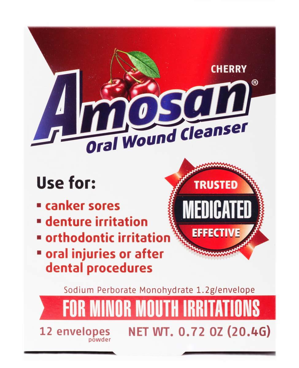 Amosan Amosan Oral Wound Cleanser - Cherry