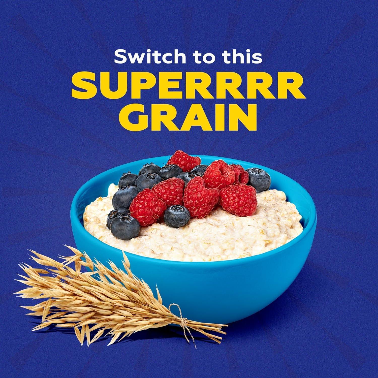 Yogabar Yogabar Instant Oats 1 Kg, Pack of 3 | Premium Oats, Ready to Cook, Gluten Free Oats with High Fibre, 100% Whole Grain, Non-GMO, 3Kg