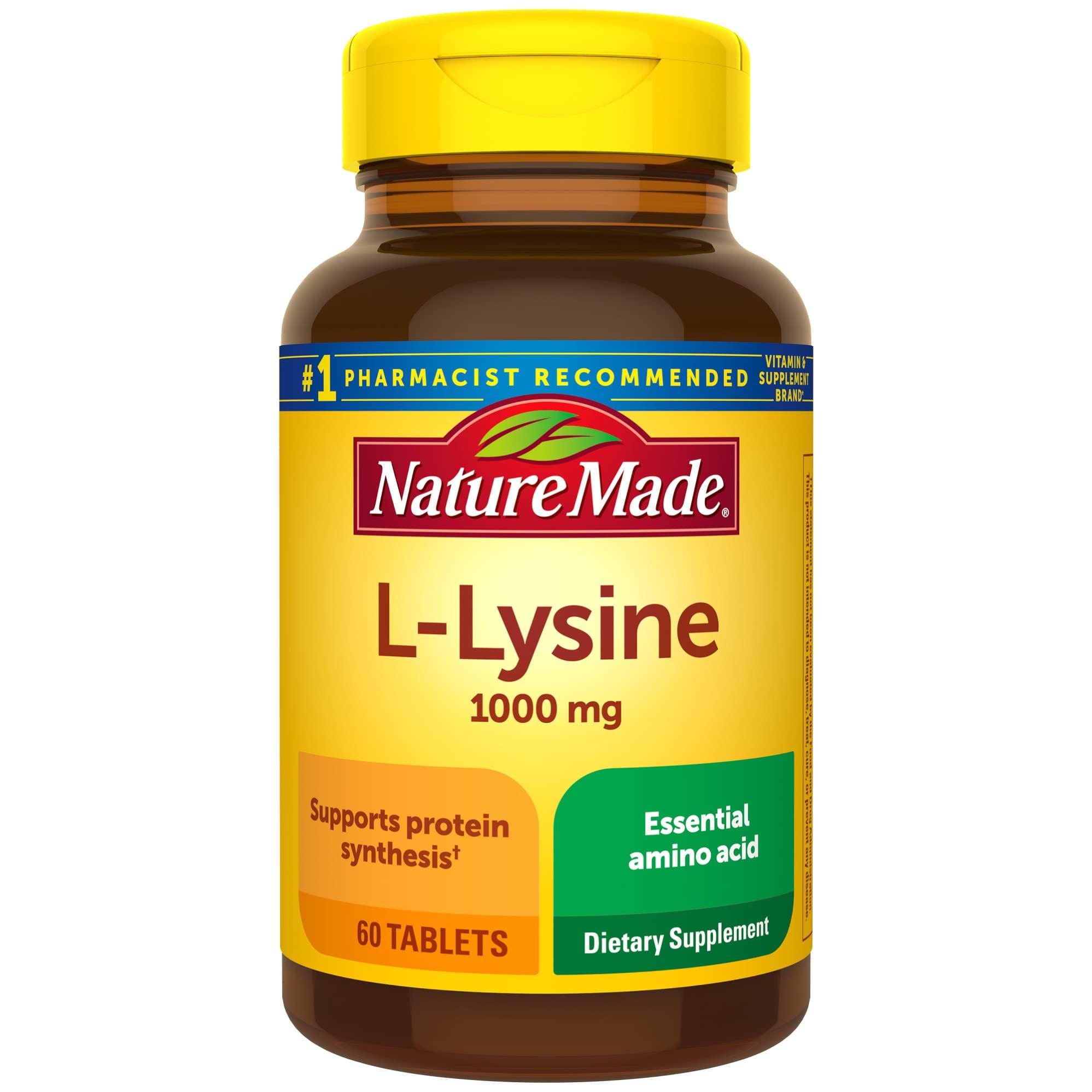 Nature Made Nature Made L-Lysine 1000 mg 60 Tablets