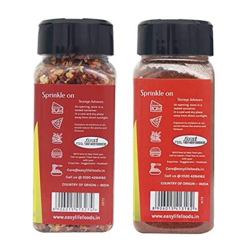 Easy Life Easy Life Combo of Chilli Flakes 65g and Sweet Paprika 70g