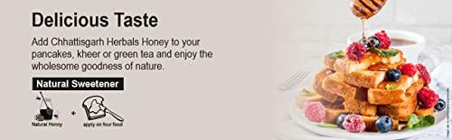Chhattisgarh Herbals Chhattisgarh Herbals Organic Wild Forest Honey 100% Pure & Natural, 800 ml