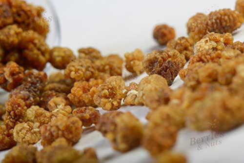 Berries And Nuts Berries And Nuts Naturally Dried Mulberries | Naturally Sweet Dried Mulberry | 480 Grams | 3 Bottles of 160 Grams