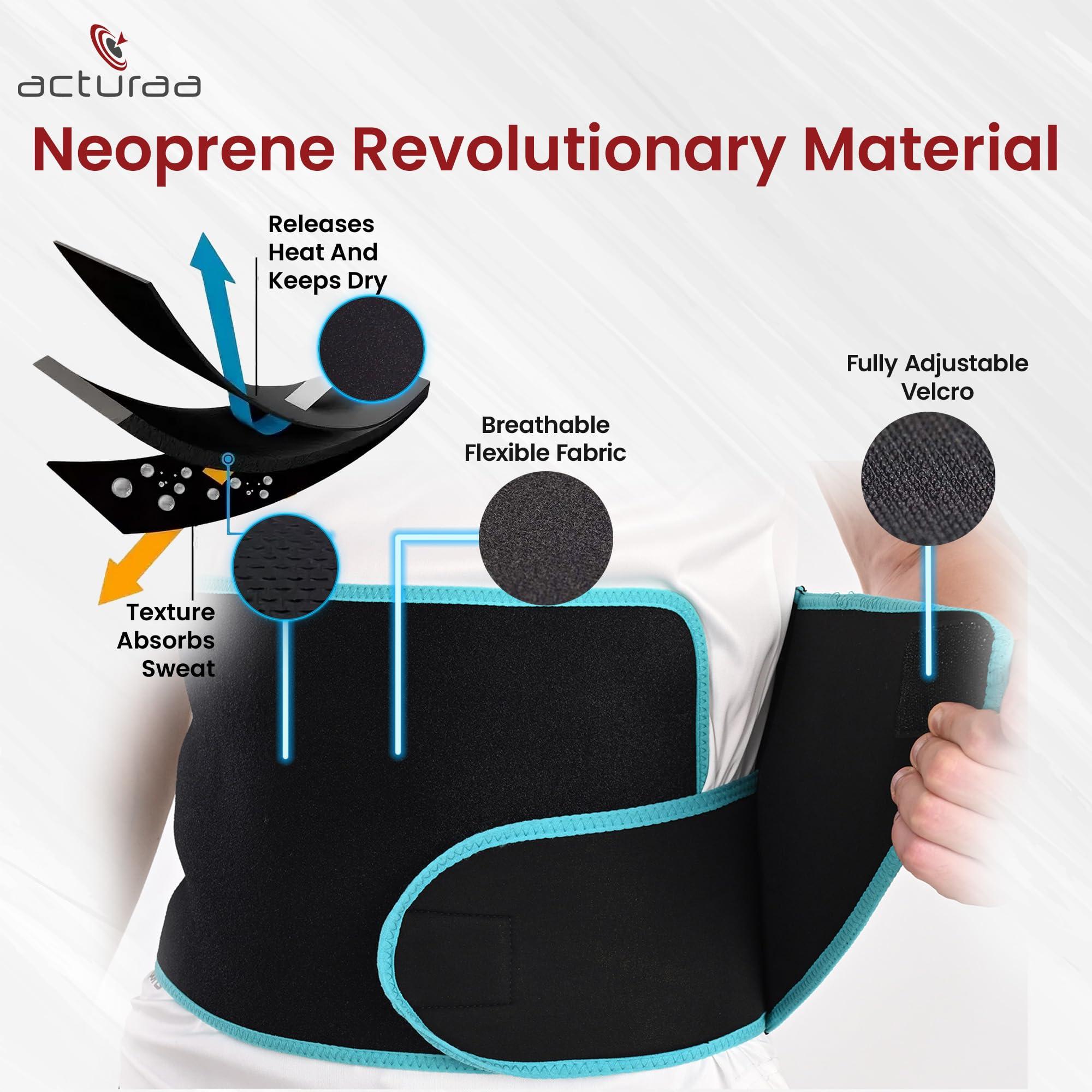 acturaa acturaa Plus Size Back Brace for Woman and Man - 2XL to 5XL Extra Large Lower Back Support with Straps and Compressions, Herniated Disc Back Pain Relief, Abdominal Plus Size Binder (Plus Size)