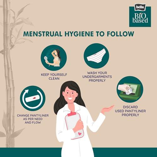 Bella Bella Bio-Based Organic Pantyliner for Women Daily Use | Dermatologically Tested, Vegan, Bamboo Topsheet | Ultra Thin (2mm) | 100% Recyclable Packaging | Biodegradable | Size Small | Pack of 2 - Total 56 Pcs