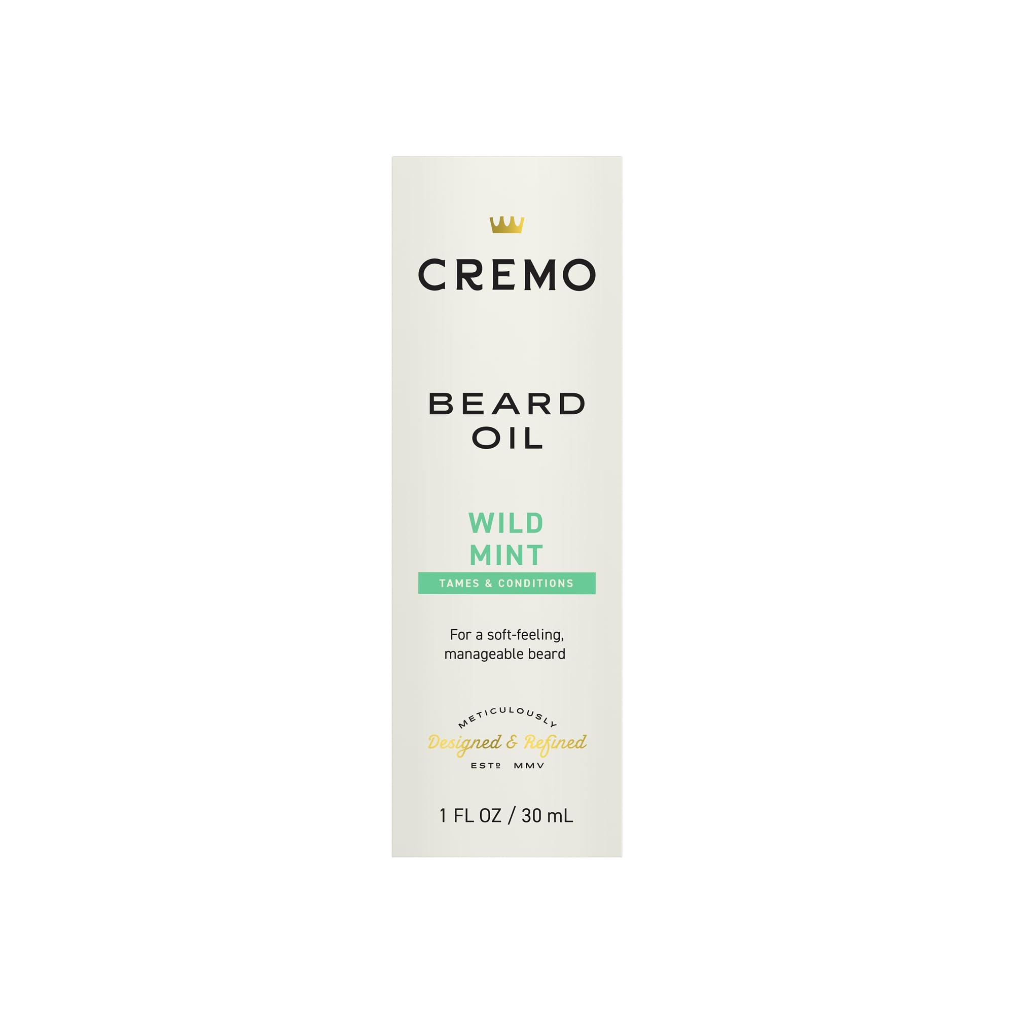 Cremo Cremo Revitalizing Beard Oil, Astonishingly Superior, 1 Ounce Bottle, Tea Tree Mint Scent