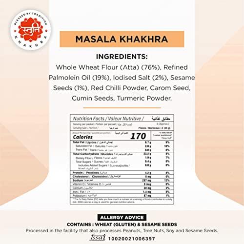 Stuti Stuti Khakhra || - 3 Flavours Combo - (Fafda, Methi Thepla, Masala) - 3 Packs X 200g Each | Pure Whole Wheat | Authentic Gujarati Snack | Traditonal Food