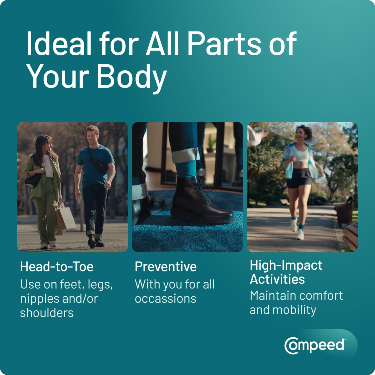 Compeed Compeed Anti Blister Balm Stick For Protection By Reducing Rubbing While Walking, Trekking N Running, Foot Protector, 8 Ml Blister Stick