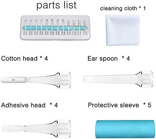 IKTU Iktu Otoscope Ear Cleaner USB Endoscope, 720P HD Visual Ear Spoon Digital Ear Camera, 3 in 1 Borescope Inspection Earwax Removal Cleaning Tool with 6 LED Lights for Android,Windows,MAC,Tablet