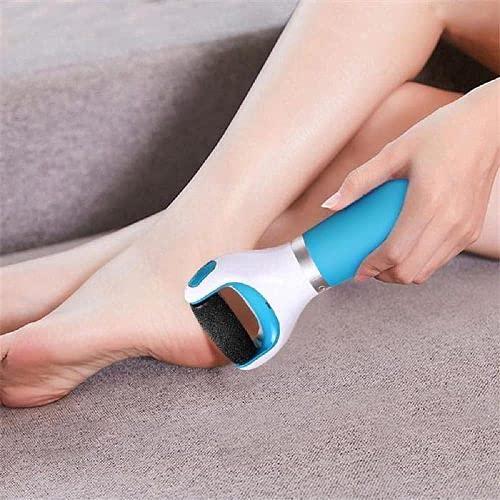 RENUMAX RENUMAX Best-Foot scrubber||Cracked Heels Pedicure||Dead skin Remover of Feet Massager||Callus Remover Perfect Electronic Dry Foot File||Coarse roller head||with diamond crystals (3)