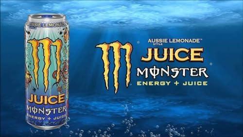 Monster Energy Monster Energy Juiced Aussie Style Lemonade - Caffeinated Energy Drink With A Refreshing Citrus Taste 500ml (Pack Of 12)