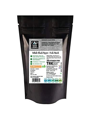 365 STORE TO DOOR 365 STORE TO DOOR Whole Black Pepper Corns/ Sabut Kali Mirch 800 gm, Malabar Pepper, Kerala Spices, Special Extra Bold, Fresh Grocery Items