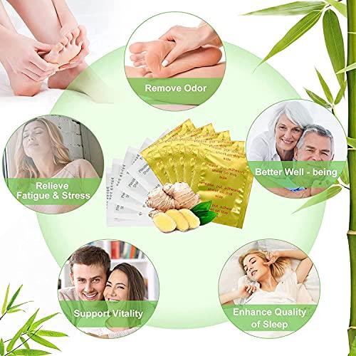 FI FIDROXIMPERIA FI Herbal Foot Pads | Ginger Foot Pads for Your Good Feet | Foot and Body Care | Apply, Sleep & Feel Better | All Natural & Premium Ingredients for Best Combination & Results (30 Count (Pack of 3))