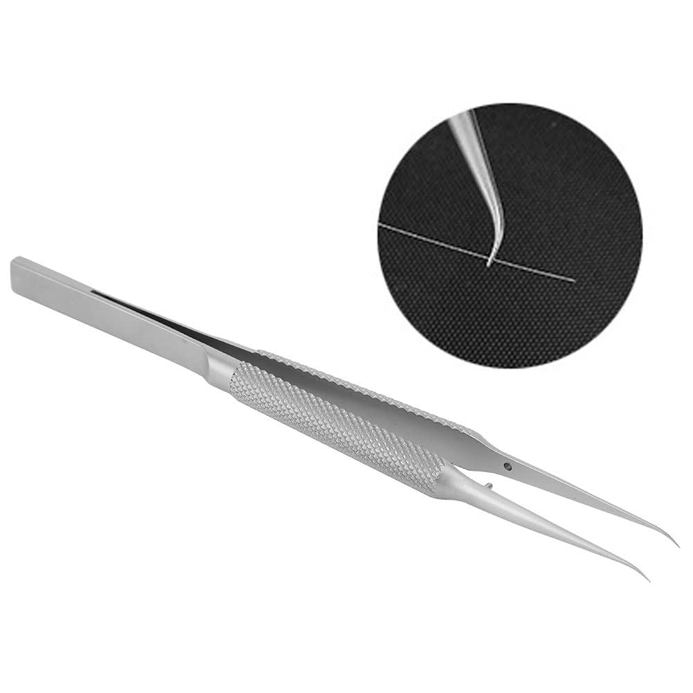 MXGZ Stainless Steel Tweezer, Pointed Tweezer Professional Multipurpose for Laboratory for Craft for Electronics