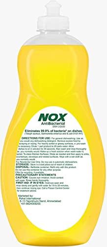 Pehel International NOX Liquid Dishwash Gel - 100% Biodegradable - Parabens and Phthalates Free - Hypoallergenic Dishwashing Gel (5 Litre, Pack of 1)
