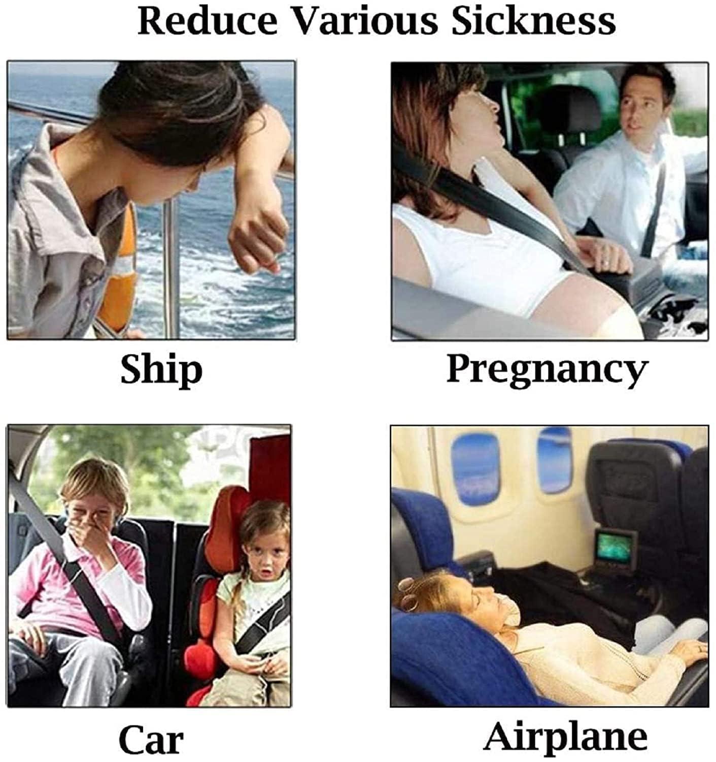 Mediexchange Mediexchange Anti-Nausea Wristband for Anxiety, Travel, Sea, Car, Air Sickness Relief Handband (Grey, Pack of 1)