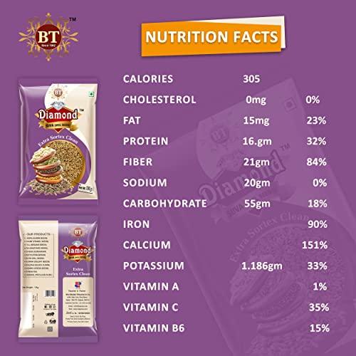 BT Diamond BT Diamond Dill Seeds | Whole Suva Dana | Suva Dana | Suwa Dana | Natural and Fresh Suwa | Extra Sortex Clean | 1 Kg | Pack of 1