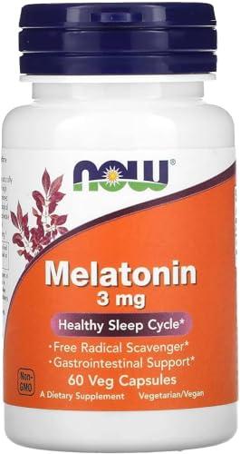 Now Foods Now Melatonin 3mg 60vcap