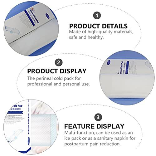 HEALLILY HEALLILY Perineal Ice Pack- Postpartum Perineal Cold Pack Hemorrhoid Pain Relief Cold Compress Pad for Women After Pregnancy or Delivery