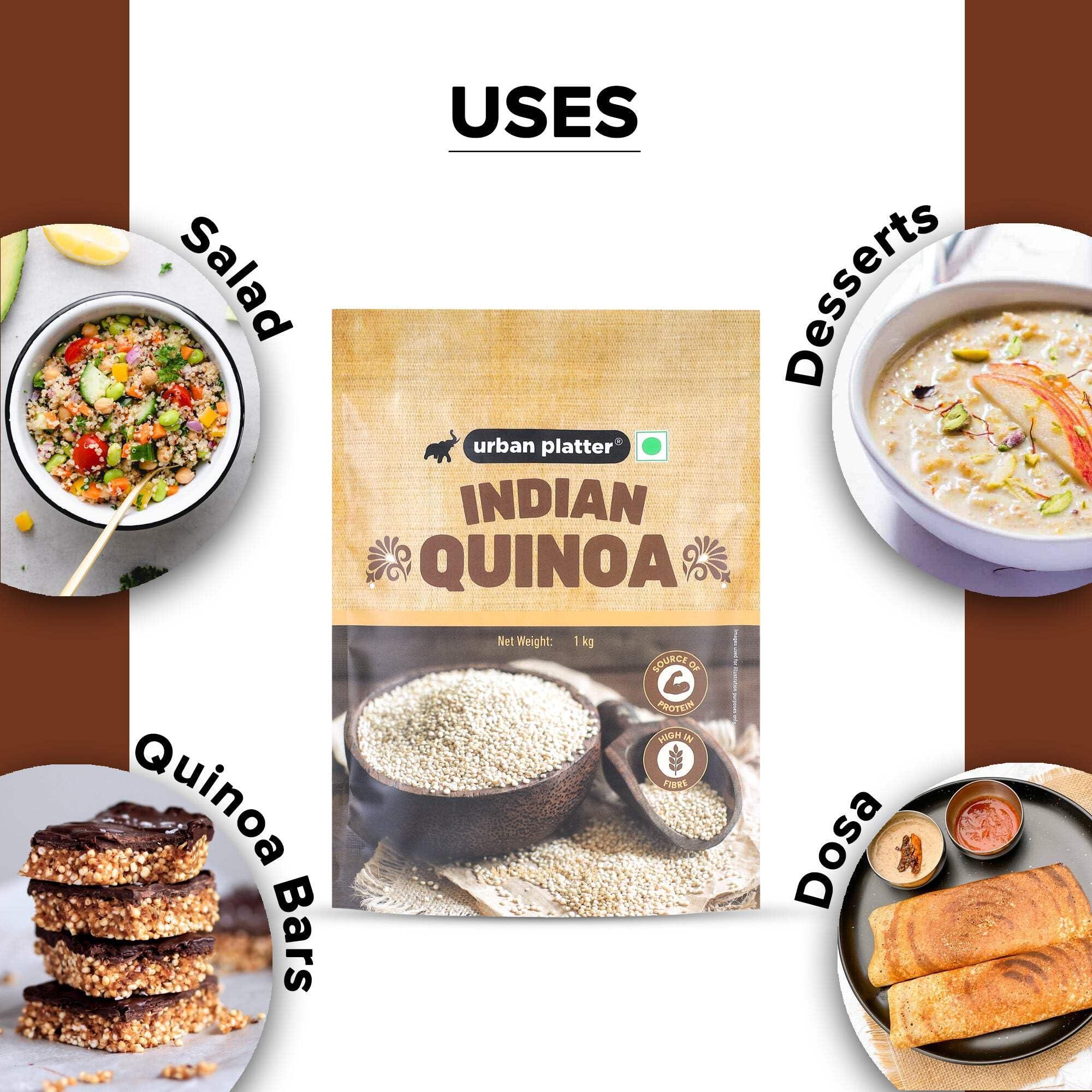 urban platter Urban Platter Whole White Indian Quinoa Grain, 1Kg