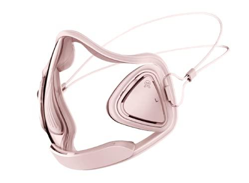 Jelli M1 Jelli M1 Antifog Transparent Breathable Face Mask With Reusable Filter Adjustable Straps - (Pink)