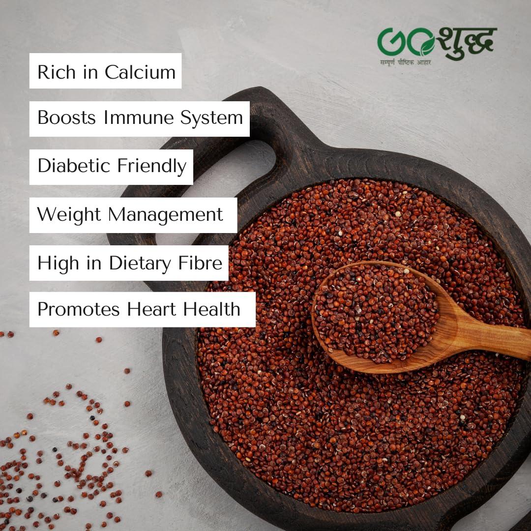 Goshudh-FREEDOM FROM ADULTERATION Goshudh Finger Millet/Ragi Whole 500 gm Packing