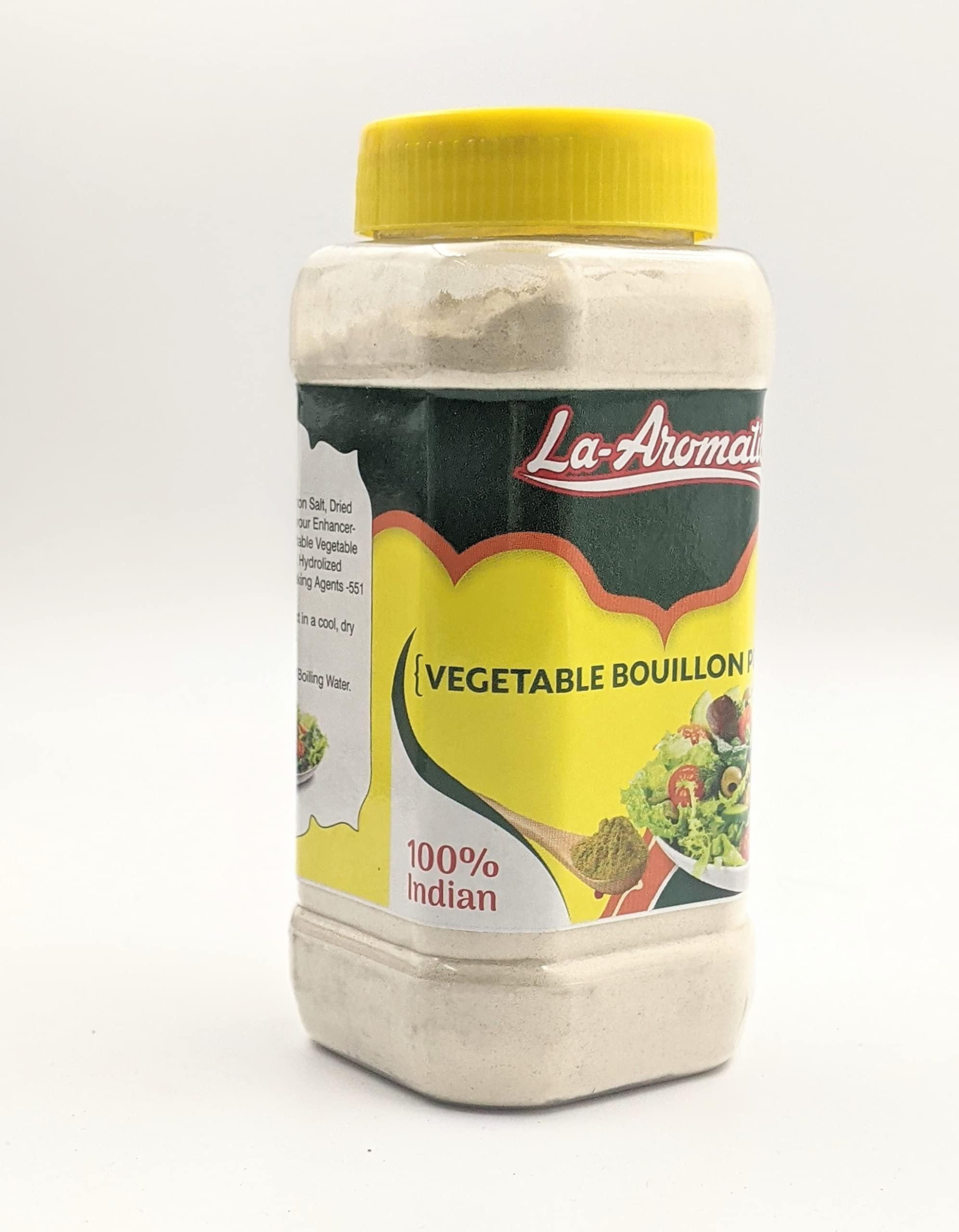 Aromatic La Aromatic Vegetable Bouillon Powder-MSG Free-100% Indian Style-300 Grams/10.5 Oz