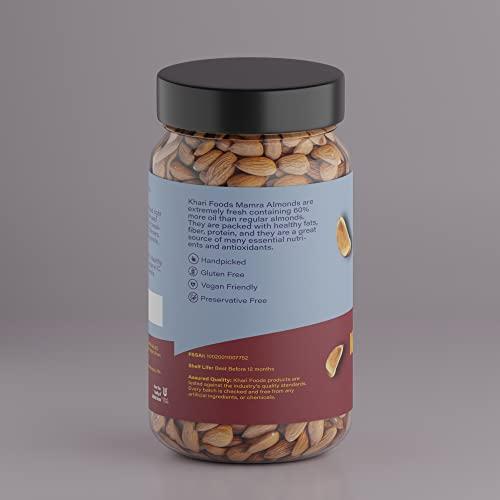 Khari Foods Khari Foods Premium Mamra Giri Almonds, Badam Dry Fruits, Healthy Snacks, High Oil Content, No Mixing / Adulteration (250)