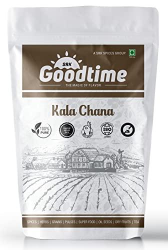 SRKGOODTIME SRKGOODTIME Unpolished Whole Kala Chana (Black Chickpeas) | Pack of (200g)