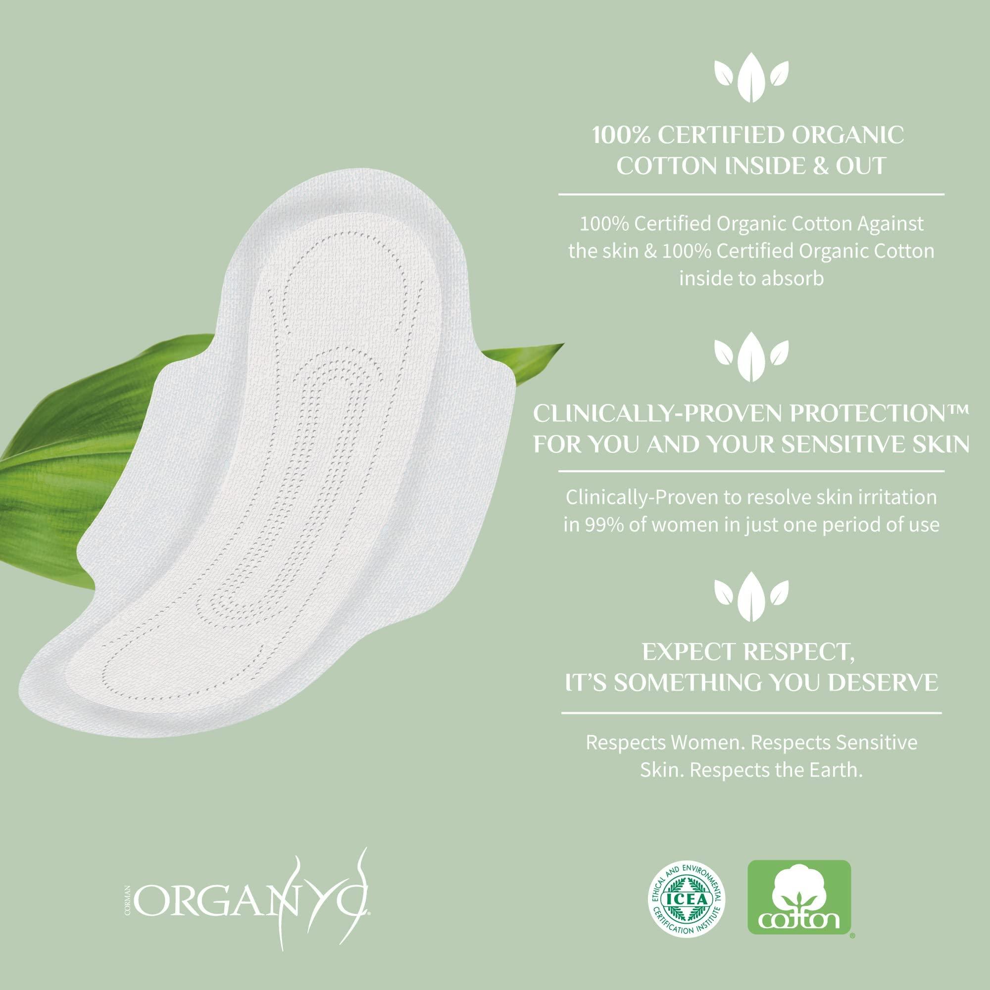 Organyc Organyc 100% Certified Organic Cotton Feminine Pads