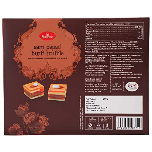 Haldiram’s Haldiram\'s Anjeer Dry Fruit Burfi 400g | Indian Mithai | Anjeer Barfi | Premium Handcrafted Traditional Sweets | No Artificial Colours, Flavours and Preservatives | Indian Sweets Gift Pack | Pack of 1