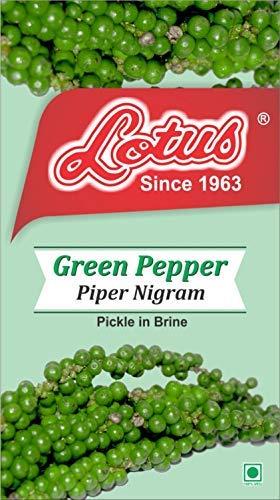 lotus Lotus Green Pepper Corns Preserved in Brine Solution | Premium Combo Pack | Natural | Raw Haree Mirch | 600g (3 Pack of 200g)