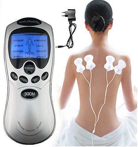 Holy Delight Holy Delight 8 in 1 Digital Therapy Machine Full Body Massager Acupuncture Machine Electric Therapy Pulse Muscle Relax Massager, 4 Pads