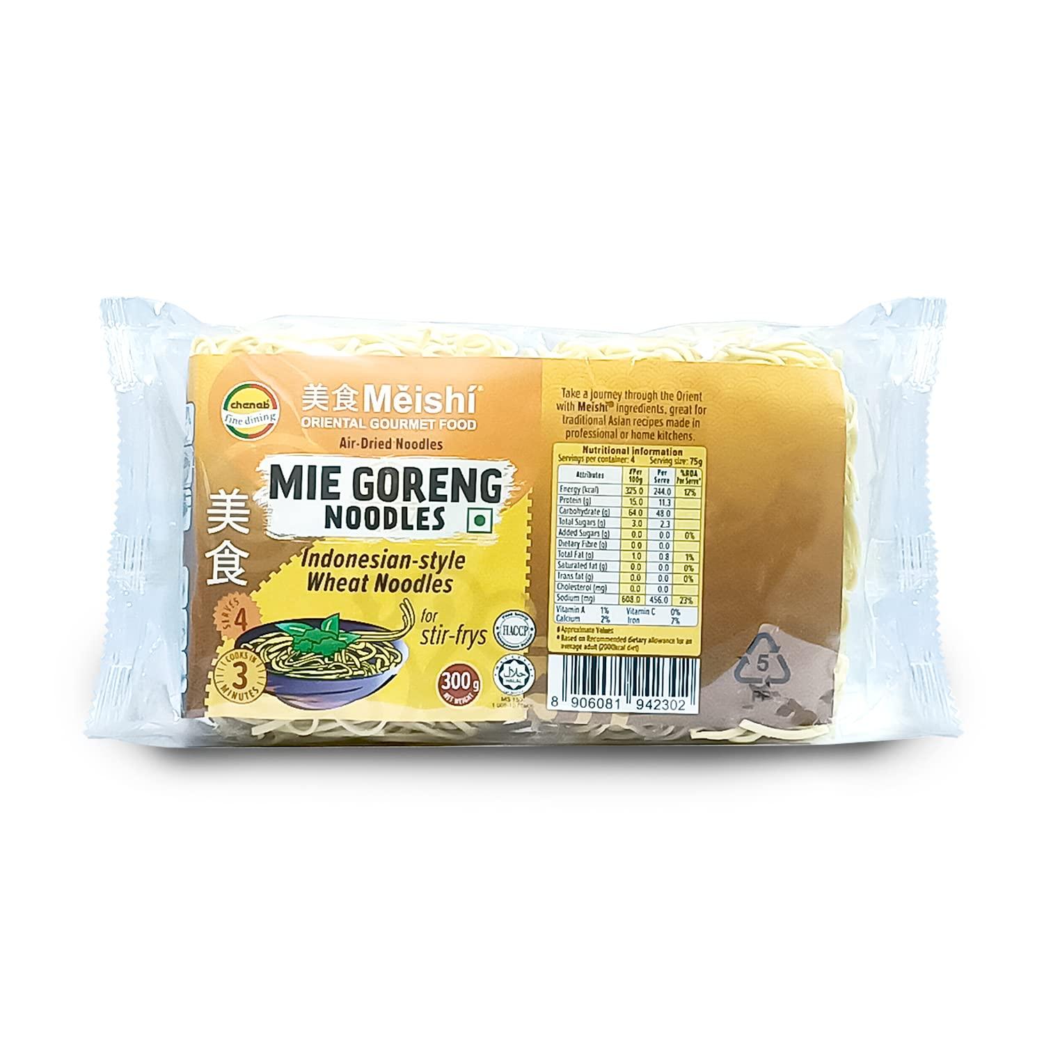 Meishi Meishi Oriental Noodles Combo Pack | Mi Vietnamese Noodles | Mie Goreng Indonesian Noodles And Meishi Ra-Men Japanese Noodles