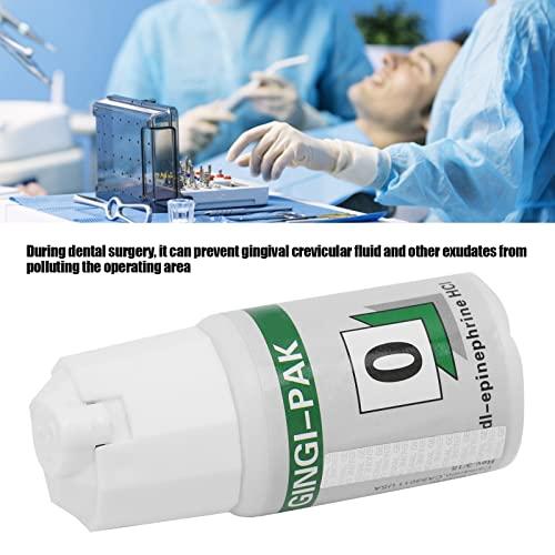 Brrnoo "Gingival Retraction Cord,Professional Dental Gingival Retraction Cord, Professional Cotton Gingival Retraction Cord Cotton Dental Thread Materials Accessory(0#)